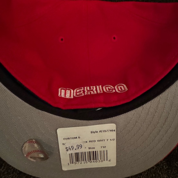 New Era Mexico 59Fifty Men's Fitted Hat World Baseball Classic Limited-Edition - Picture 3 of 3